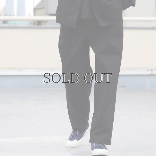 画像12: グリストーンW 綿ナイロン高密度ギャバ 2タック ワイドパンツ【MADE IN JAPAN】『日本製』/ Upscape Audience