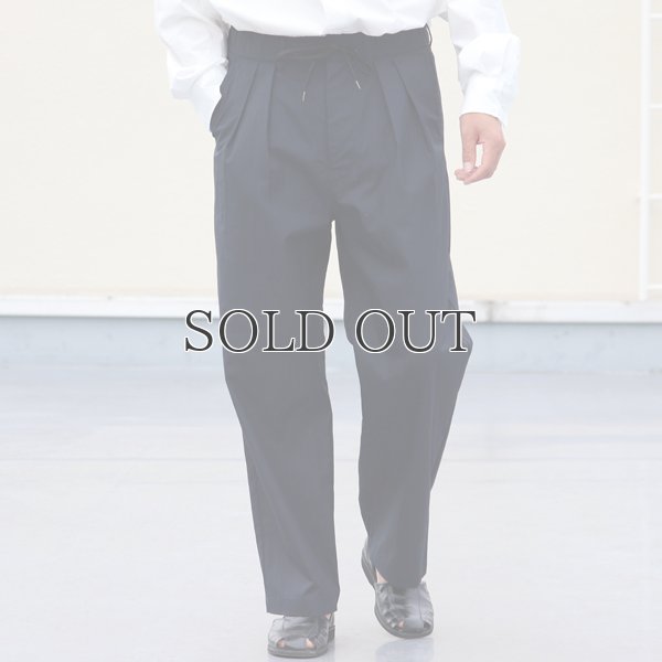 画像6: グリストーンW 綿ナイロン高密度ギャバ 2タック ワイドパンツ【MADE IN JAPAN】『日本製』/ Upscape Audience