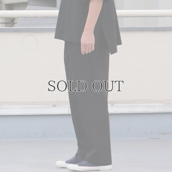 画像7: グリストーンW 綿ナイロン高密度ギャバ 2タック ワイドパンツ【MADE IN JAPAN】『日本製』/ Upscape Audience