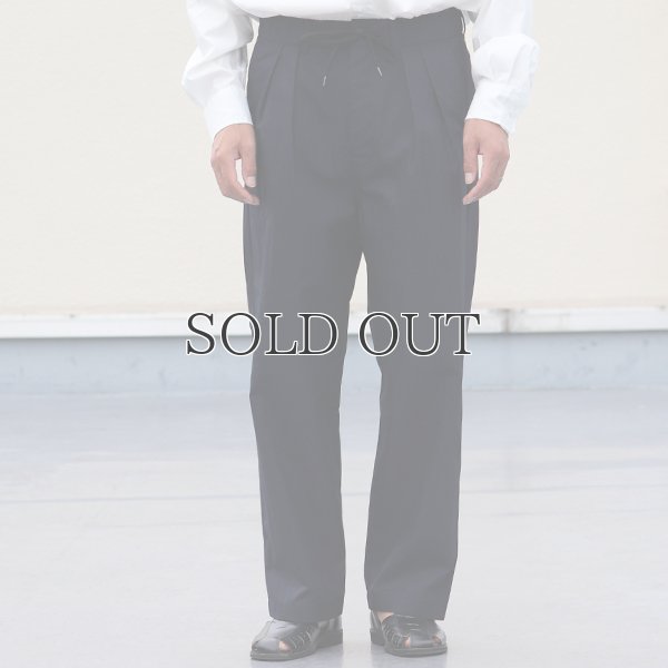 画像4: グリストーンW 綿ナイロン高密度ギャバ 2タック ワイドパンツ【MADE IN JAPAN】『日本製』/ Upscape Audience