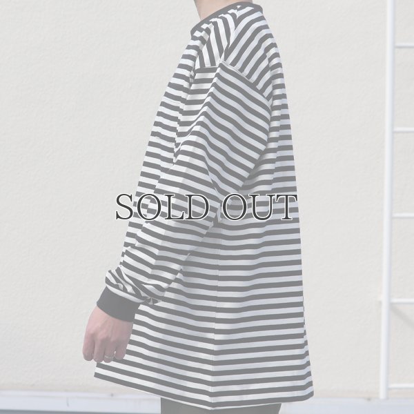 画像13: VORTEX 8オンス(MVS天竺)ロシアンボーダークルーネック 長袖Tee『MADE IN JAPAN』『日本製』 / Upscape Audience