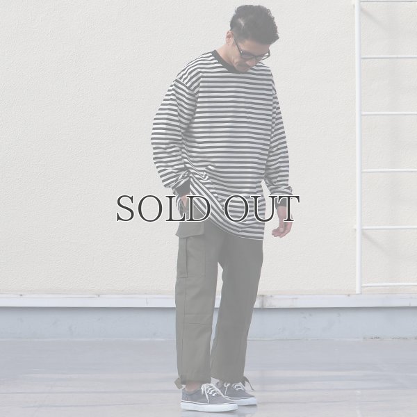 画像8: VORTEX 8オンス(MVS天竺)ロシアンボーダークルーネック 長袖Tee『MADE IN JAPAN』『日本製』 / Upscape Audience