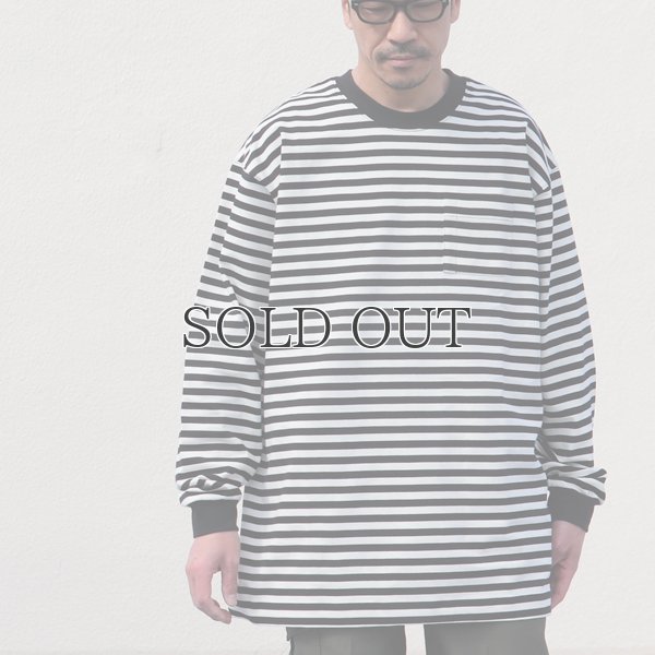 画像9: VORTEX 8オンス(MVS天竺)ロシアンボーダークルーネック 長袖Tee『MADE IN JAPAN』『日本製』 / Upscape Audience