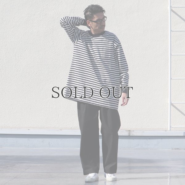 画像9: VORTEX 8オンス(MVS天竺)ロシアンボーダークルーネック 長袖Tee『MADE IN JAPAN』『日本製』 / Upscape Audience