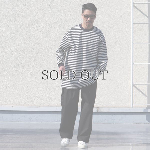 画像8: VORTEX 8オンス(MVS天竺)ロシアンボーダークルーネック 長袖Tee『MADE IN JAPAN』『日本製』 / Upscape Audience