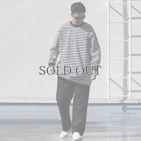 画像7: VORTEX 8オンス(MVS天竺)ロシアンボーダークルーネック 長袖Tee『MADE IN JAPAN』『日本製』 / Upscape Audience