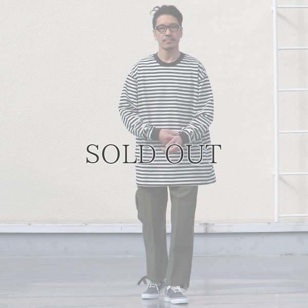 画像7: VORTEX 8オンス(MVS天竺)ロシアンボーダークルーネック 長袖Tee『MADE IN JAPAN』『日本製』 / Upscape Audience