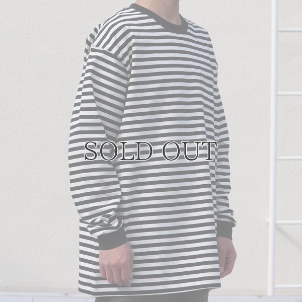 画像15: VORTEX 8オンス(MVS天竺)ロシアンボーダークルーネック 長袖Tee『MADE IN JAPAN』『日本製』 / Upscape Audience