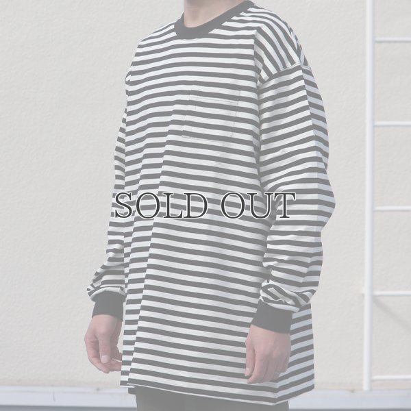 画像12: VORTEX 8オンス(MVS天竺)ロシアンボーダークルーネック 長袖Tee『MADE IN JAPAN』『日本製』 / Upscape Audience