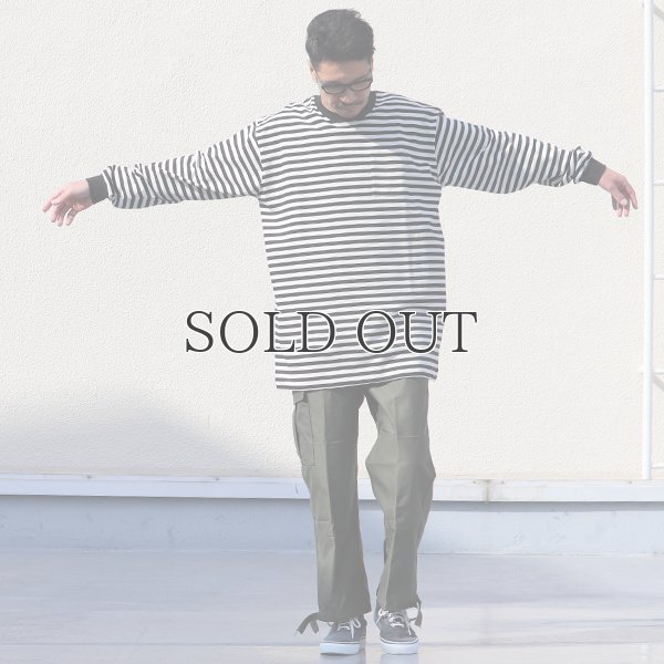 画像10: VORTEX 8オンス(MVS天竺)ロシアンボーダークルーネック 長袖Tee『MADE IN JAPAN』『日本製』 / Upscape Audience