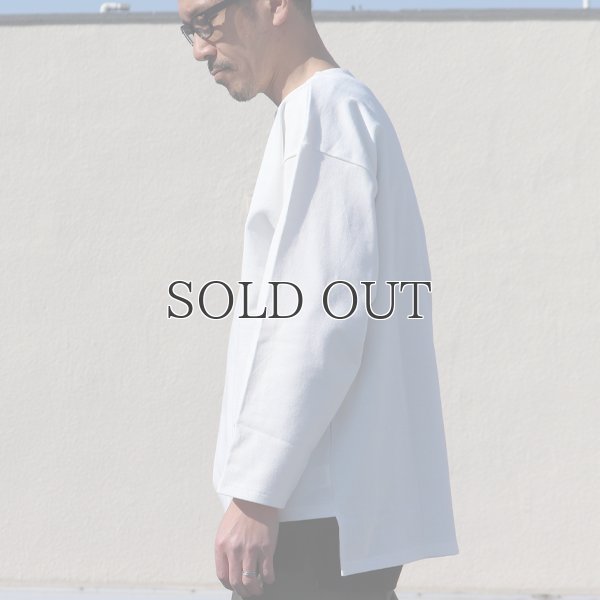 画像4: Basque10オンス(バスク天竺)フレンチボーダー ボートネック BOX Tee【MADE IN JAPAN】『日本製』/ Upscape Audience