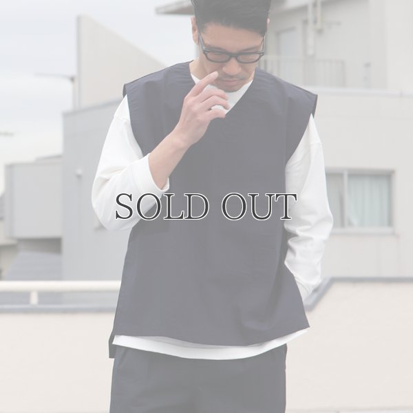 画像4: コットンリネンウェザー ラボベスト【MADE IN JAPAN】 『日本製』  / Upscape Audience