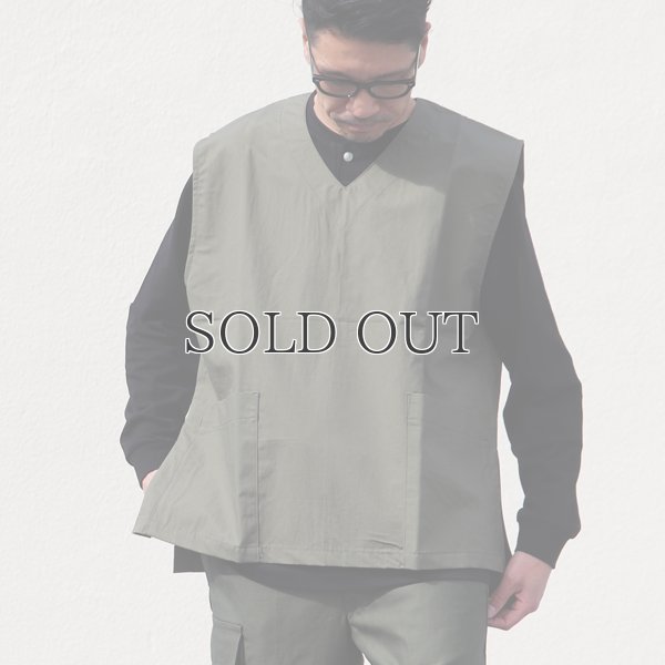 画像6: コットンリネンウェザー ラボベスト【MADE IN JAPAN】 『日本製』  / Upscape Audience