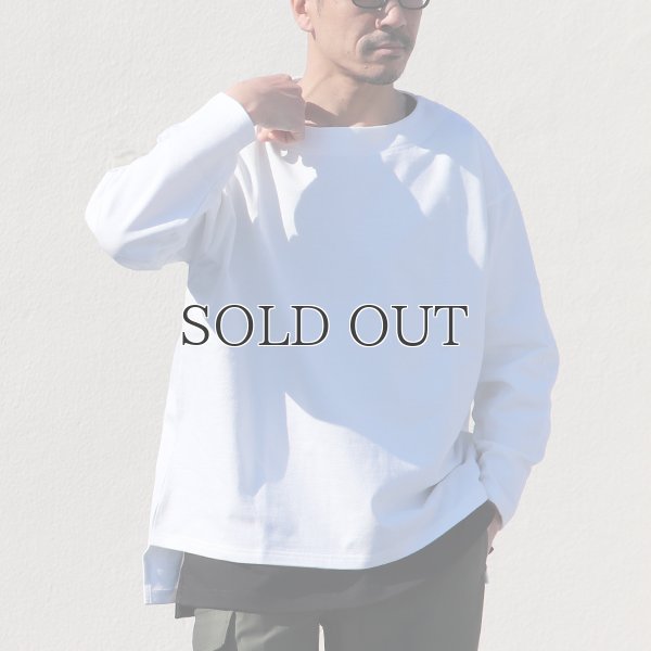 画像3: Basque10オンス(バスク天竺)フレンチボーダー ボートネック BOX Tee【MADE IN JAPAN】『日本製』/ Upscape Audience