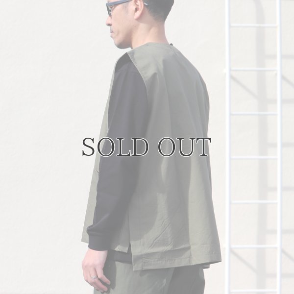 画像5: コットンリネンウェザー ラボベスト【MADE IN JAPAN】 『日本製』  / Upscape Audience