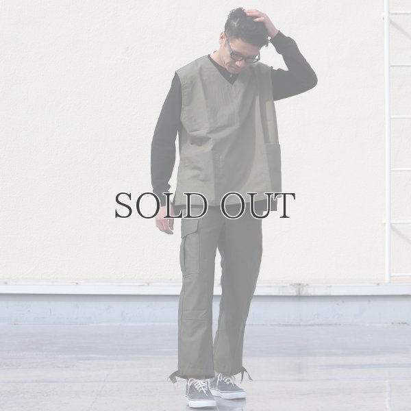 画像9: コットンリネンウェザー ラボベスト【MADE IN JAPAN】 『日本製』  / Upscape Audience