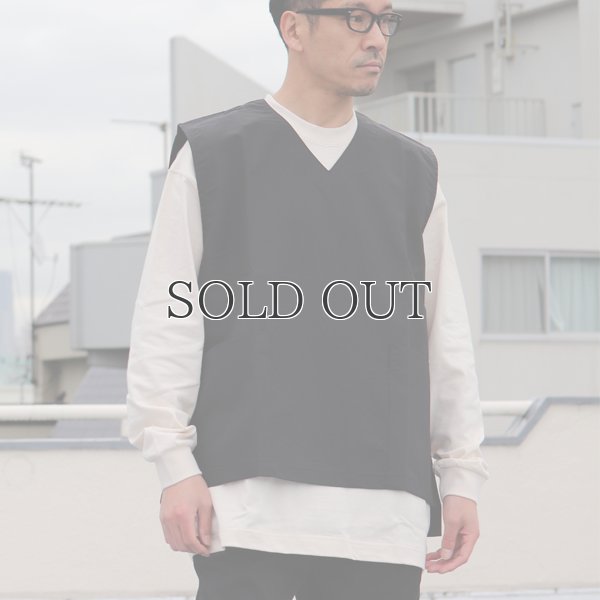 画像3: コットンリネンウェザー ラボベスト【MADE IN JAPAN】 『日本製』  / Upscape Audience