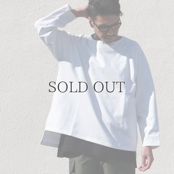 画像9: Basque10オンス(バスク天竺)フレンチボーダー ボートネック BOX Tee【MADE IN JAPAN】『日本製』/ Upscape Audience