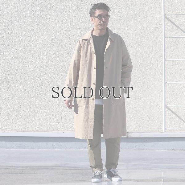 画像4: 馬布ヴィンテージフィニッシュ ルーズFIT ステンカラーコート【MADE IN JAPAN】『日本製』【送料無料】 / Upscape Audience