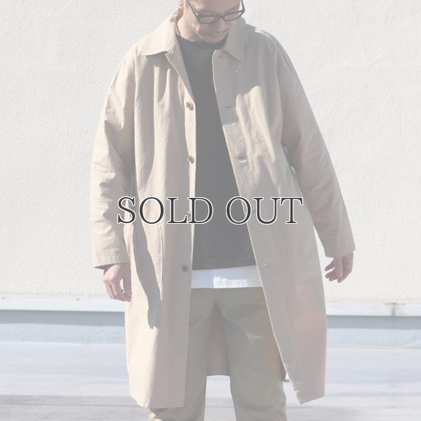 画像3: 馬布ヴィンテージフィニッシュ ルーズFIT ステンカラーコート【MADE IN JAPAN】『日本製』【送料無料】 / Upscape Audience