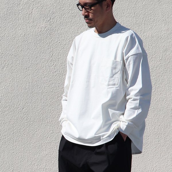 画像20: VORTEX 8オンス(MVS天竺) インバーテッドプリーツ ボクシーAライン 長袖Tee【MADE IN JAPAN】『日本製』/ Upscape Audience