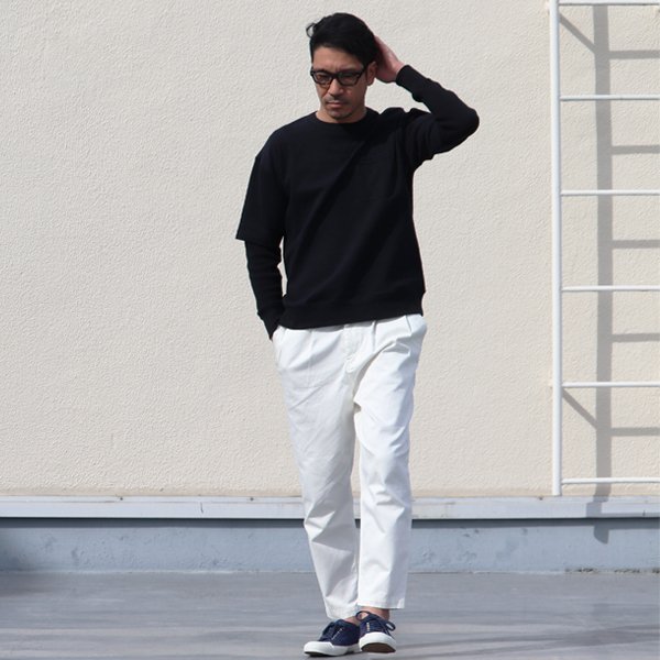 画像10: Basque10オンス(バスク天竺)ガゼットポケS/S×ワッフル9/Sレイヤー Tee【MADE IN JAPAN】『日本製』/ Upscape Audience