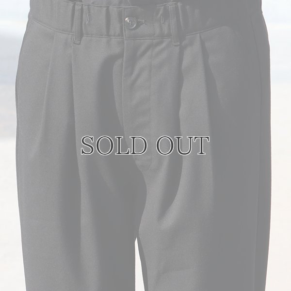 画像18: ギャバジンストレッチ 2タック イージーワイドパンツ【MADE IN JAPAN】『日本製』/ Upscape Audience