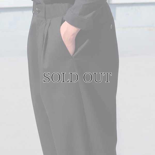 画像20: ギャバジンストレッチ 2タック イージーワイドパンツ【MADE IN JAPAN】『日本製』/ Upscape Audience