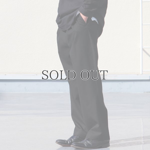 画像13: ギャバジンストレッチ 2タック イージーワイドパンツ【MADE IN JAPAN】『日本製』/ Upscape Audience