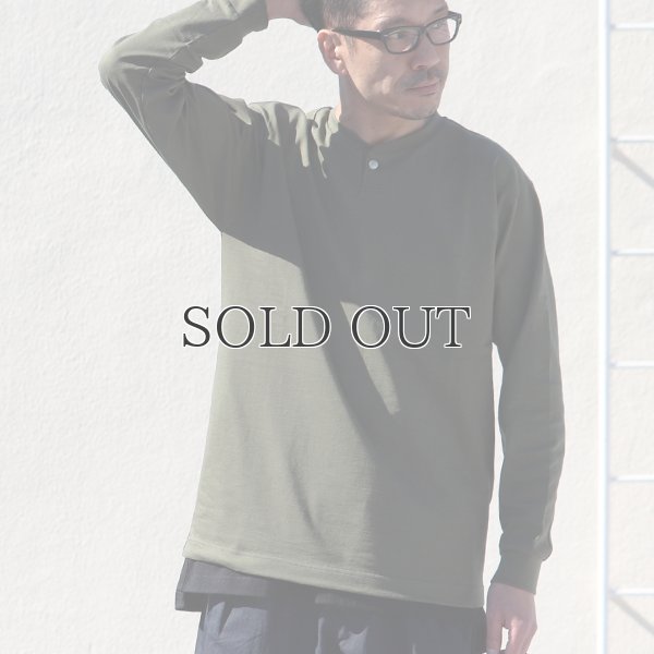 画像6: VORTEX 8オンス（MVS天竺）コンチョボタンヘンリー 長袖Tee【MADE IN JAPAN】『日本製』/ Upscape Audience