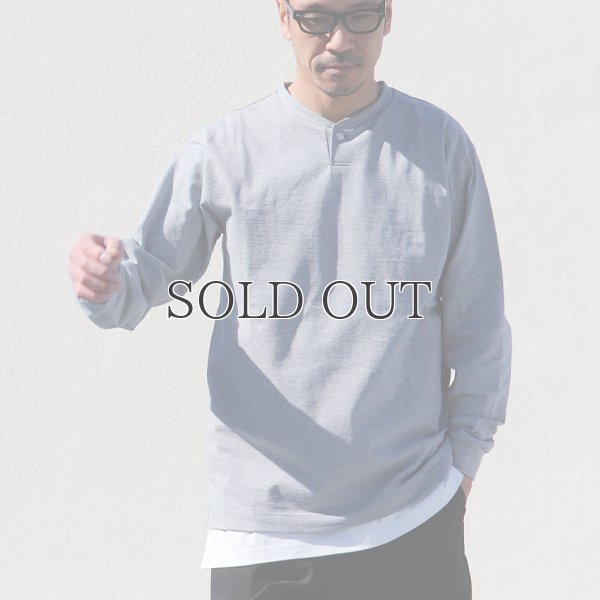 画像3: VORTEX 8オンス(MVS天竺)コンチョボタンヘンリー 長袖Tee【MADE IN JAPAN】『日本製』/ Upscape Audience