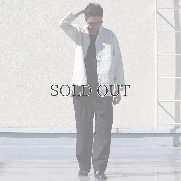 画像8: ギャバジンストレッチ 2タック イージーワイドパンツ【MADE IN JAPAN】『日本製』/ Upscape Audience