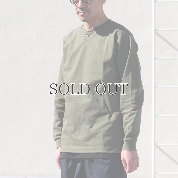 画像4: VORTEX 8オンス（MVS天竺）コンチョボタンヘンリー 長袖Tee【MADE IN JAPAN】『日本製』/ Upscape Audience