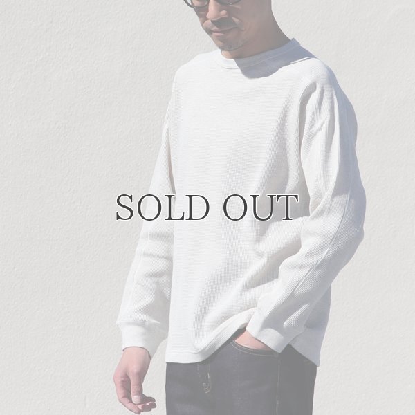画像8: 度詰ワッフル6.6オンス スプリットスリーブ ミリタリーLS TEE【MADE IN JAPAN】『日本製』 / Upscape Audience