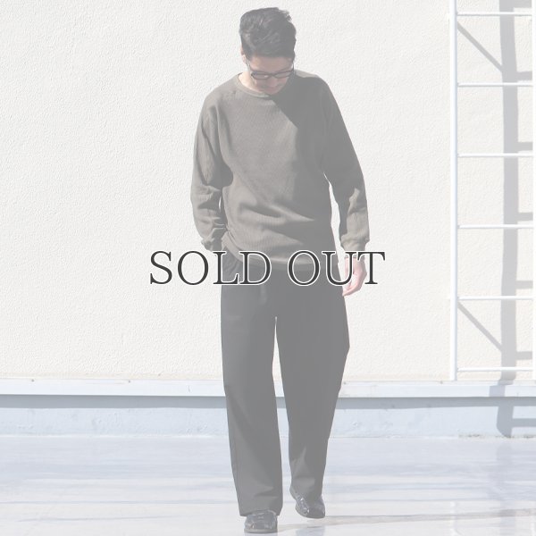 画像8: 度詰ワッフル6.6オンス スプリットスリーブ　ミリタリーLS TEE【MADE IN JAPAN】『日本製』 / Upscape Audience