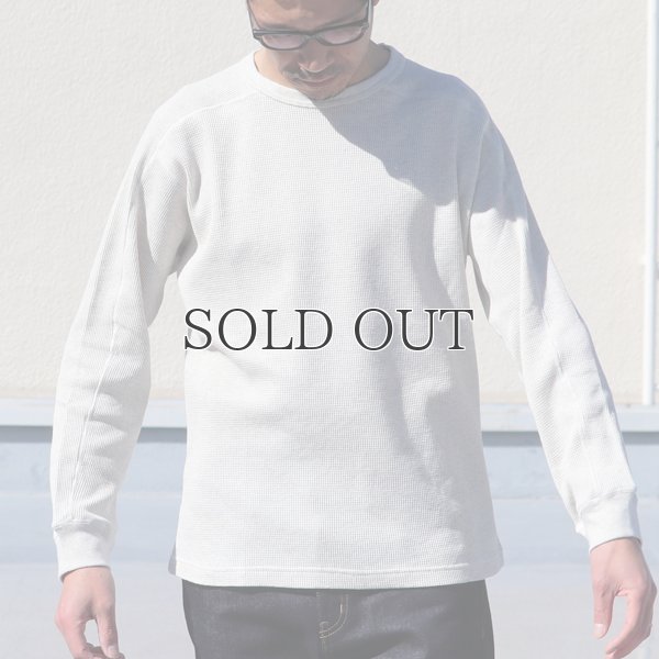 画像3: 度詰ワッフル6.6オンス スプリットスリーブ ミリタリーLS TEE【MADE IN JAPAN】『日本製』 / Upscape Audience