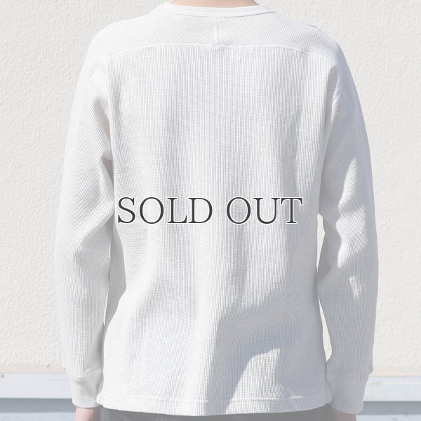 画像12: 度詰ワッフル6.6オンス スプリットスリーブ ミリタリーLS TEE【MADE IN JAPAN】『日本製』 / Upscape Audience