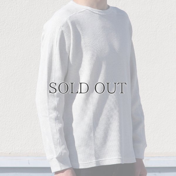 画像13: 度詰ワッフル6.6オンス スプリットスリーブ ミリタリーLS TEE【MADE IN JAPAN】『日本製』 / Upscape Audience