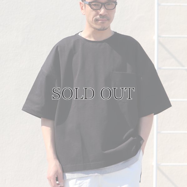 画像2: VORTEX 8オンス（MVS天竺）サイドスリット ハーフスリーブ ボクシーTee【MADE IN JAPAN】『日本製』/ Upscape Audience