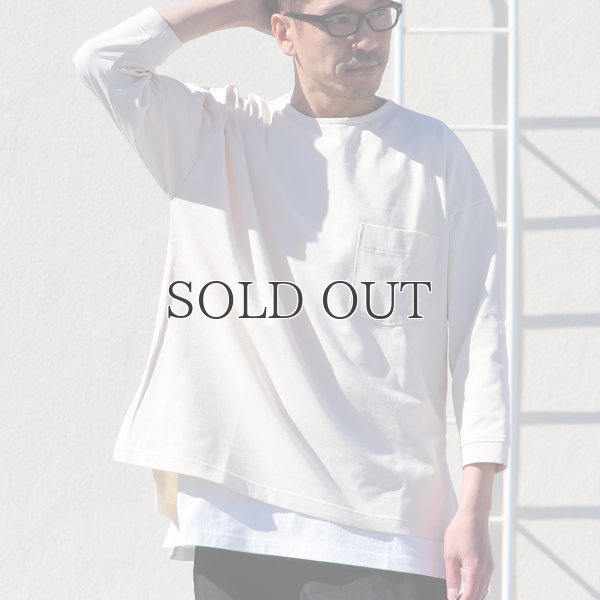 画像3: VORTEX 8オンス（MVS天竺）サイドスリット 七分袖 ボクシーTee【MADE IN JAPAN】『日本製』/ Upscape Audience