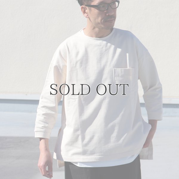 画像7: VORTEX 8オンス（MVS天竺）サイドスリット 七分袖 ボクシーTee【MADE IN JAPAN】『日本製』/ Upscape Audience