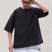 画像4: コットンリネンウェザー プルオーバー ハーフスリーブ 布帛シャツ ボクシーTee【MADE IN JAPAN】 『日本製』  / Upscape Audience