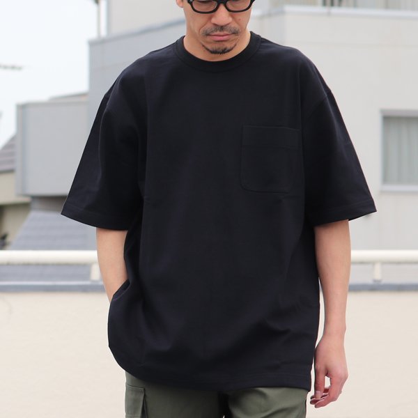 画像19: Basque 10オンス ( バスク天竺 ) ドローコード ヘムアジャスター ハーフスリーブ Tシャツ【MADE IN JAPAN】『日本製』/ Upscape Audience