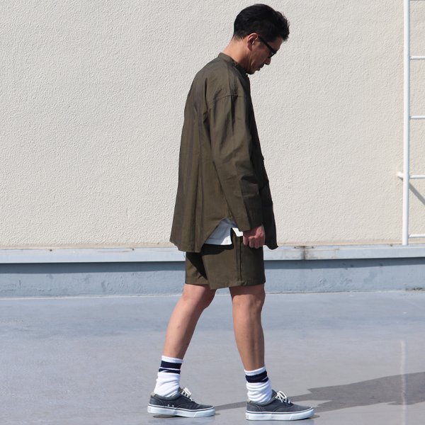 画像9: グリストーンW 綿ナイロン高密度ギャバ ツールポケ イージーショーツ【MADE IN JAPAN】『日本製』/ Upscape Audience