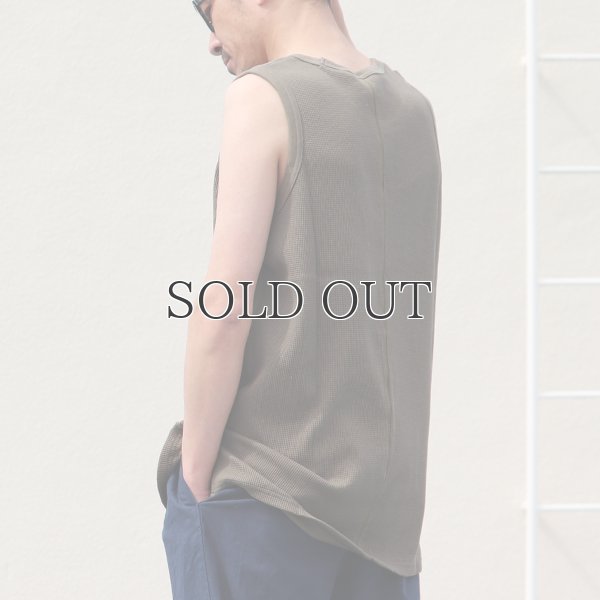 画像19: 度詰ワッフル6.6オンス  サイドスリット ロングベストタンク【MADE IN JAPAN】『日本製』/ Upscape Audience