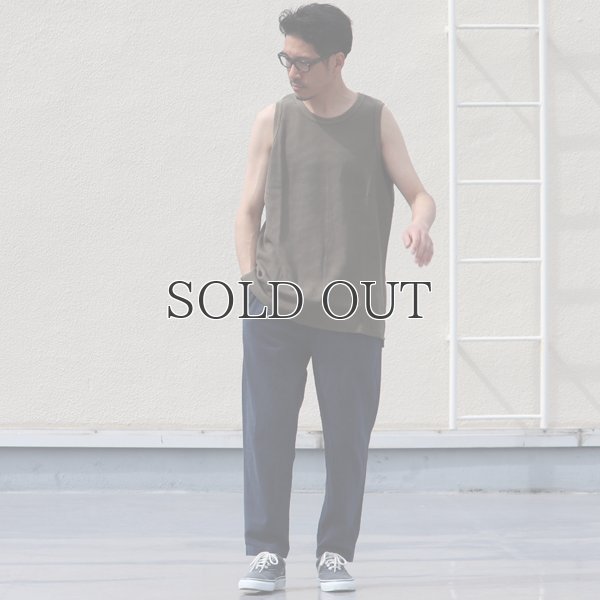 画像20: 度詰ワッフル6.6オンス  サイドスリット ロングベストタンク【MADE IN JAPAN】『日本製』/ Upscape Audience