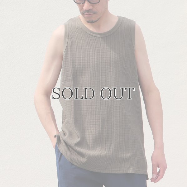 画像17: 度詰ワッフル6.6オンス  サイドスリット ロングベストタンク【MADE IN JAPAN】『日本製』/ Upscape Audience