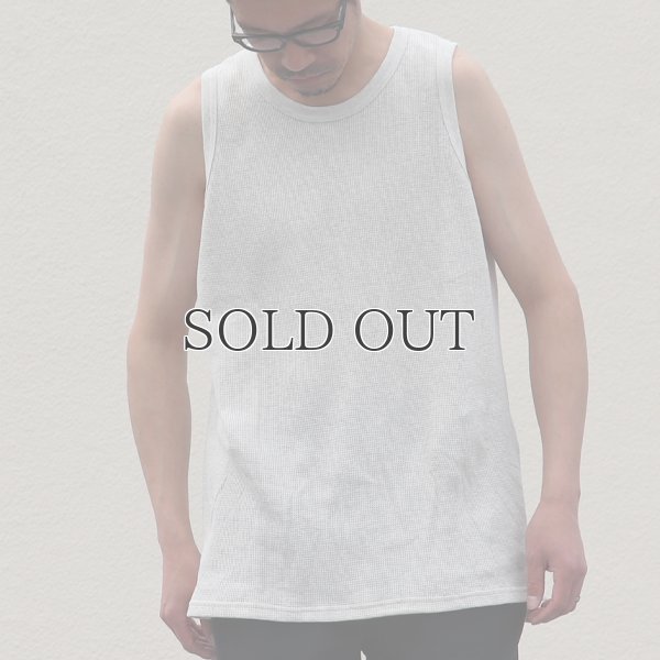 画像11: 度詰ワッフル6.6オンス  サイドスリット ロングベストタンク【MADE IN JAPAN】『日本製』/ Upscape Audience
