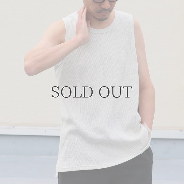 画像13: 度詰ワッフル6.6オンス  サイドスリット ロングベストタンク【MADE IN JAPAN】『日本製』/ Upscape Audience