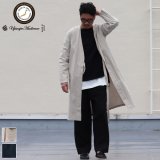 【RE PRICE/価格改定】ソフトリネンコットンキャンバスガウン_Coat【MADE IN JAPAN】『日本製』  / Upscape Audience